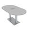 Skutchi Designs 33.5 in W, 59.5 in L, 29 in H, Engineered Wood Top, Grey HAR-RAC-34X60-DOU-ELEC-XD01 - alternate 1